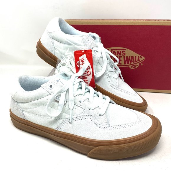 🍃March Sale🍃 VANS Roman Pro Pearl Gum Suede Canvas Women’s Size 9 VN0A4TZCW8S - Picture 2 of 14